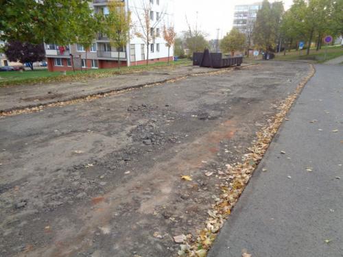 Obec Obrnice – oprava komunikace sídliště
